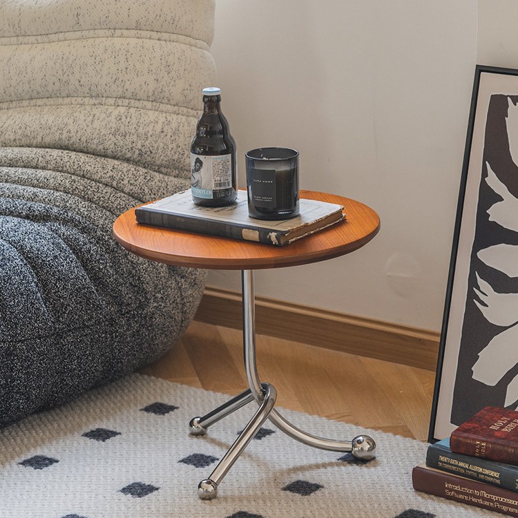 wooden side table