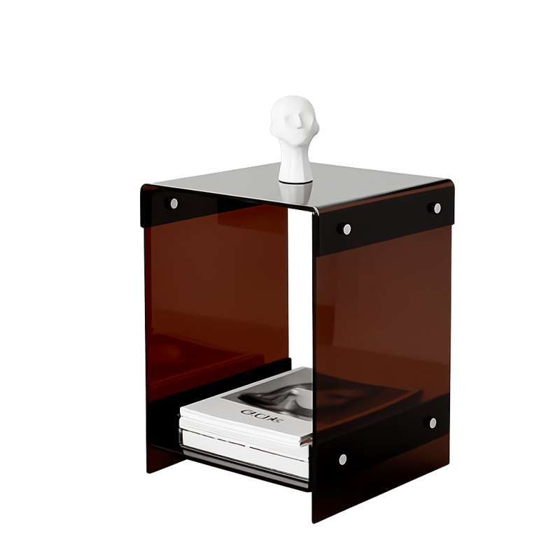 brown side table minimalist